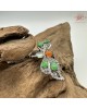 【肌容雪】天然緬甸A貨綠黃翡翠蜻蜓造型胸針 編號600