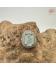 【肌容雪】天然緬甸A貨冰綠翡翠蛋面鑲鑽吊墜 編號604