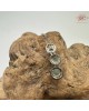 【肌容雪】天然緬甸A貨冰綠翡翠三顆蛋面鑲鑽項鍊 編號605