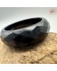 【肌容雪】天然緬甸A貨墨翡翠戒圈  編號617(戒圍18.2mm#14號)