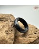 【肌容雪】天然緬甸A貨墨翡翠戒圈 編號618(戒圍18.1mm#14號)