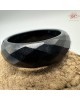 【肌容雪】天然緬甸A貨墨翡翠戒圈 編號618(戒圍18.1mm#14號)