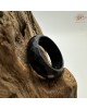 【肌容雪】天然緬甸A貨墨翡翠戒圈 編號619(戒圍17.1mm#10號)