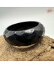 【肌容雪】天然緬甸A貨墨翡翠戒圈 編號619(戒圍17.1mm#10號)