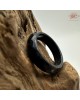 【肌容雪】天然緬甸A貨墨翡翠戒圈 編號620(戒圍17.3mm#10號)