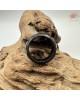 【肌容雪】天然緬甸A貨墨翡翠戒圈 編號621(戒圍17.3mm#10號)