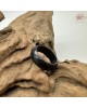 【肌容雪】天然緬甸A貨墨翡翠戒圈 編號621(戒圍17.3mm#10號)