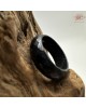 【肌容雪】天然緬甸A貨墨翡翠戒圈 編號621(戒圍17.3mm#10號)