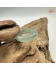 【肌容雪】天然緬甸A貨冰綠翡翠戒圈 編號622(戒圍17.5mm#12號)