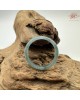 【肌容雪】天然緬甸A貨冰藍翡翠戒圈 編號623(戒圍18.6mm#15號)