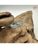 【肌容雪】天然緬甸A貨冰藍翡翠戒圈 編號623(戒圍18.6mm#15號)