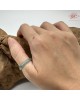 【肌容雪】天然緬甸A貨冰藍翡翠戒圈 編號623(戒圍18.6mm#15號)