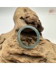 【肌容雪】天然緬甸A貨冰藍翡翠戒圈 編號624(戒圍18.7mm#15號)
