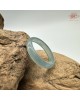【肌容雪】天然緬甸A貨冰藍翡翠戒圈 編號624(戒圍18.7mm#15號)