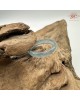 【肌容雪】天然緬甸A貨冰藍翡翠戒圈 編號625(戒圍17.2mm#10號)
