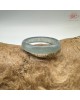 【肌容雪】天然緬甸A貨冰藍翡翠戒圈 編號625(戒圍17.2mm#10號)