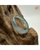 【肌容雪】天然緬甸A貨冰藍翡翠戒圈 編號626(戒圍16.6mm#10號)