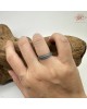 【肌容雪】天然緬甸A貨冰藍翡翠戒圈 編號626(戒圍16.6mm#10號)