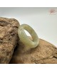 【肌容雪】天然緬甸A貨冰糖雪梨翡翠戒圈 編號627(戒圍18.0mm#14號)