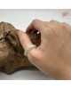 【肌容雪】天然緬甸A貨冰糖雪梨翡翠戒圈 編號632(戒圍19.4mm#9號)
