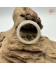 【肌容雪】天然緬甸A貨冰糖雪梨翡翠戒圈 編號633(戒圍18.7mm#15號)