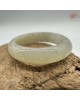 【肌容雪】天然緬甸A貨冰糖雪梨翡翠戒圈 編號633(戒圍18.7mm#15號)