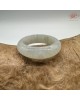【肌容雪】天然緬甸A貨白底飄花翡翠戒圈 編號634(戒圍18.2mm#14號)