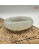 【肌容雪】天然緬甸A貨白月光翡翠戒圈 編號635(戒圍16.9mm#10號)