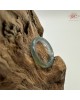 【肌容雪】天然緬甸A貨冰種青藍黃翡翠戒圈 編號636(戒圍15.1mm#7號)