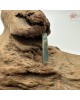 【肌容雪】天然緬甸A貨冰種青藍黃翡翠戒圈 編號636(戒圍15.1mm#7號)