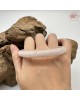【肌容雪】天然緬甸A貨粉底點金翡翠圓條手鐲 編號644(鐲圍59.7mm#19號)