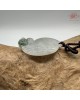 【肌容雪】天然緬甸A貨白底青翡翠吉祥如意吊墜繩 編號645