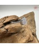 【肌容雪】天然緬甸A貨粉紫翡翠葫蘆造型可調節戒指 編號646(戒圍17.7mm#12號)