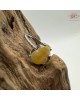 【肌容雪】天然緬甸A貨翡翠雞油葫蘆戒指 編號649(戒圍17.0mm#10號)