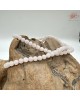 【肌容雪】天然緬甸A貨粉紫翡翠多圈珠串 編號651