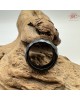 【肌容雪】天然緬甸A貨墨翠幾何切面戒圈 編號665(戒圍16.0mm#10號)