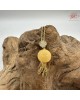 【肌容雪】天然緬甸A貨黃翡翠花朵鑲鑽項鍊 編號667