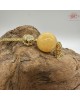 【肌容雪】天然緬甸A貨黃翡翠花朵鑲鑽項鍊 編號667