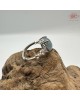 【肌容雪】天然緬甸A貨藍水蛋面翡翠可調節戒指 編號674(戒圍16.9mm#10號)