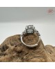 【肌容雪】天然緬甸A貨藍水蛋面翡翠可調節戒指 編號674(戒圍16.9mm#10號)