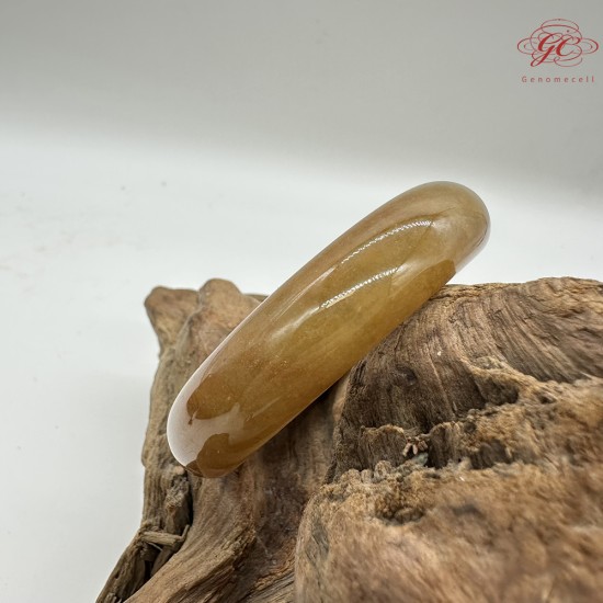 【肌容雪】天然緬甸A貨焦糖紅翡翠正圈手鐲 編號686(鐲圍57.9mm#18號)