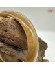 【肌容雪】天然緬甸A貨焦糖紅翡翠正圈手鐲 編號686(鐲圍57.9mm#18號)