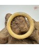 【肌容雪】天然緬甸A貨黃翡翠滿圈圓條手鐲 編號687(鐲圍54.4mm#17號)