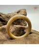 【肌容雪】天然緬甸A貨黃翡翠滿圈圓條手鐲 編號687(鐲圍54.4mm#17號)