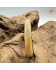 【肌容雪】天然緬甸A貨黃翡翠滿圈圓條手鐲 編號687(鐲圍54.4mm#17號)