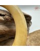 【肌容雪】天然緬甸A貨黃翡翠滿圈圓條手鐲 編號687(鐲圍54.4mm#17號)