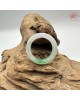 【肌容雪】天然緬甸A貨綠翡翠飄花戒圈 編號688(戒圍17.7mm#12號)