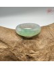 【肌容雪】天然緬甸A貨綠翡翠飄花戒圈 編號688(戒圍17.7mm#12號)