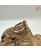 【肌容雪】天然緬甸A貨冰翡翠雙蛋面可調節戒指 編號690(戒圍17.5mm#12號)
