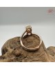 【肌容雪】天然緬甸A貨冰翡翠雙蛋面可調節戒指 編號690(戒圍17.5mm#12號)